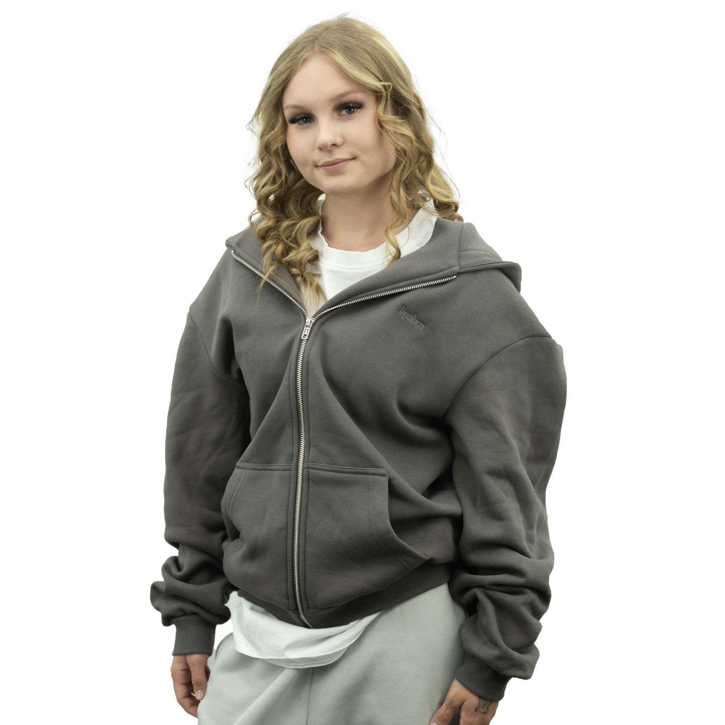 Zip-Hoodie „Byeisen classic“