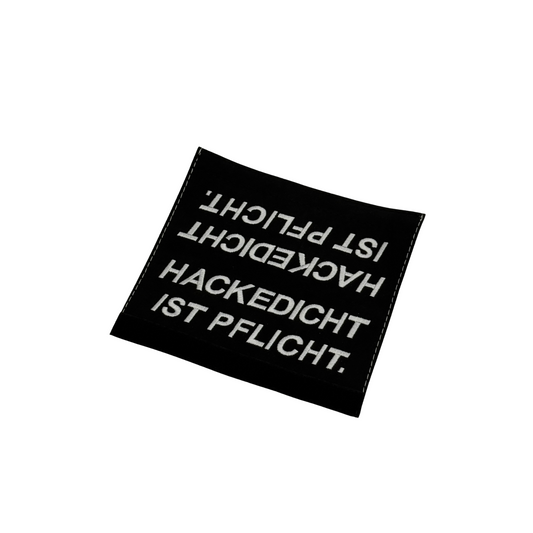 Lenkerpolster „Hackedicht ist Pflicht“